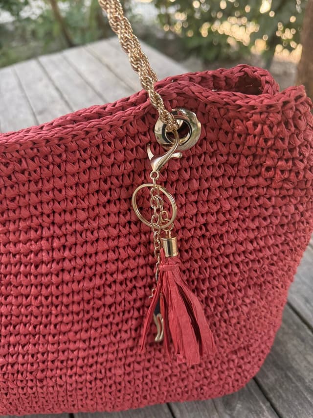 Terracotta Chain Shoulder Bag — 4 / 4